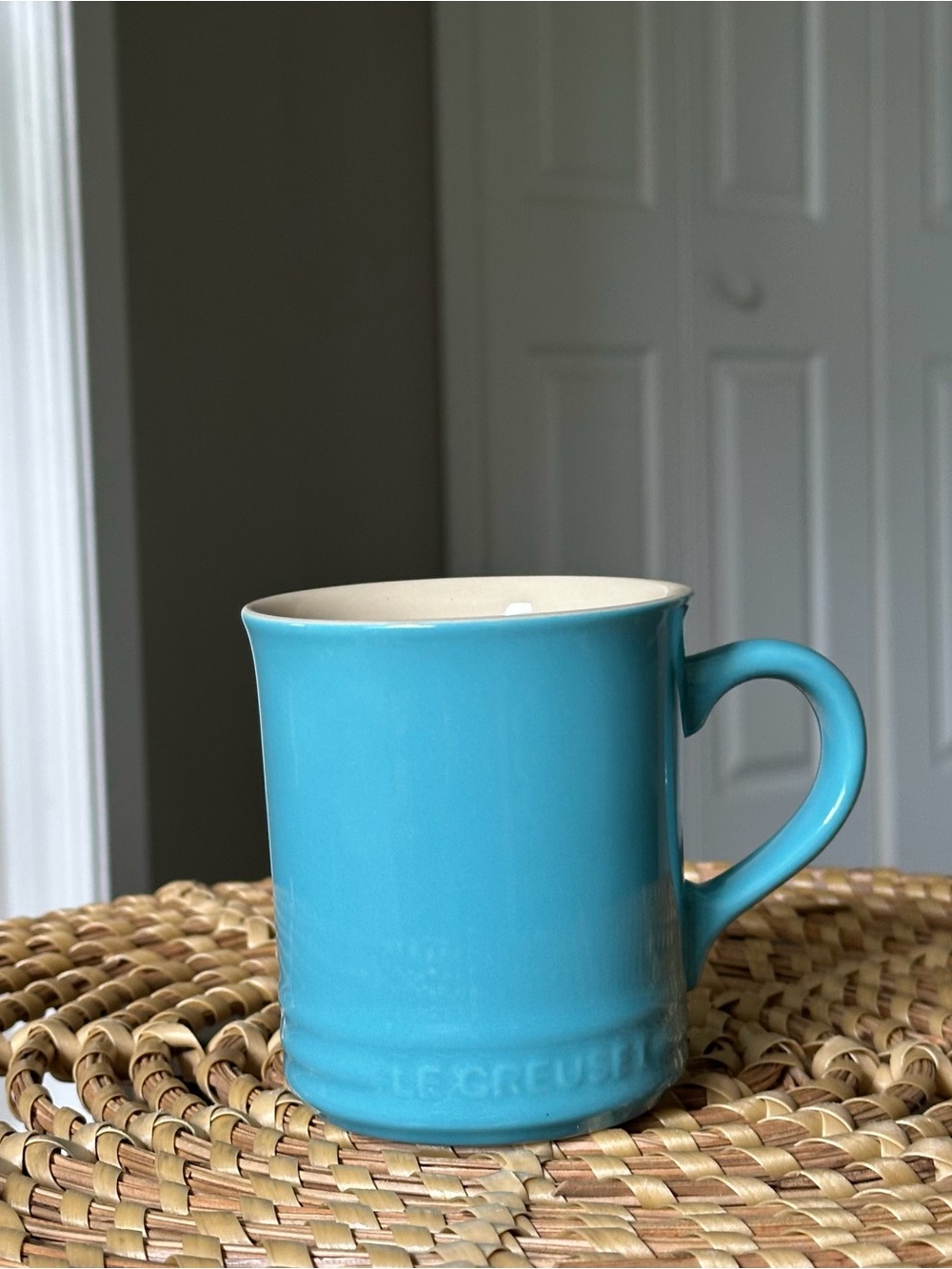 Le Creuset Turquoise Stoneware Mug - Turquoise NWT